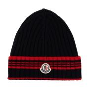 Wollen muts Moncler , Black , Heren