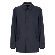 Single-Breasted Coats Herno , Blue , Heren