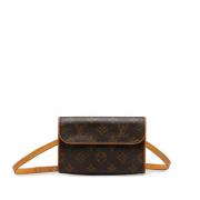 Pre-owned Leather crossbody-bags Louis Vuitton Vintage , Brown , Dames