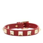 Pre-owned Leather bracelets Valentino Vintage , Yellow , Dames