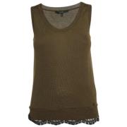 Pre-owned Knit tops Gucci Vintage , Green , Dames