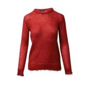 Pre-owned Wool tops Gucci Vintage , Red , Dames