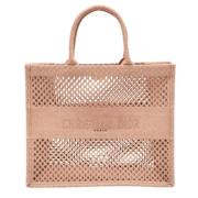 Pre-owned Canvas totes Dior Vintage , Pink , Dames