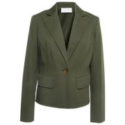 Pre-owned Cotton outerwear Valentino Vintage , Green , Dames