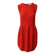 Pre-owned Cotton dresses Stella McCartney Pre-owned , Red , Dames