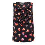 Pre-owned Silk tops Moschino Pre-Owned , Black , Dames