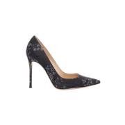 Pre-owned Fabric heels Gianvito Rossi Pre-owned , Black , Dames