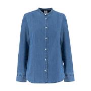 Denim Shirts Aspesi , Blue , Dames