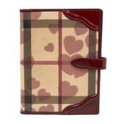 Pre-owned Canvas home-office Burberry Vintage , Red , Dames