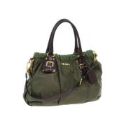 Pre-owned Fabric handbags Prada Vintage , Green , Dames