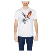 Heren T-shirt Lente/Zomer Collectie Katoen Antony Morato , White , Her...