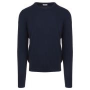 Round-neck Knitwear Fedeli , Blue , Heren