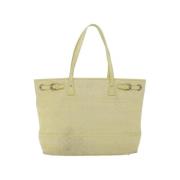 Pre-owned Canvas dior-bags Dior Vintage , Yellow , Dames