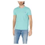 Mick T-Shirt Lente/Zomer Collectie 100%Co U.s. Polo Assn. , Blue , Her...
