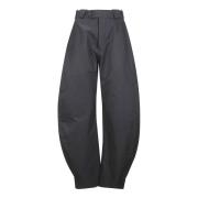 Wide Trousers Made IN Tomboy , Black , Dames