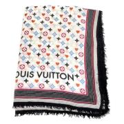 Pre-owned Wool scarves Louis Vuitton Vintage , Multicolor , Dames