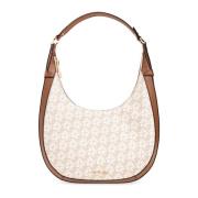 Schoudertas met logo Michael Kors , Beige , Dames