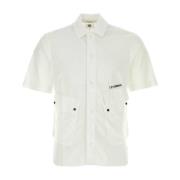 Short Sleeve Shirts C.p. Company , White , Heren