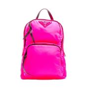Pre-owned Canvas backpacks Prada Vintage , Pink , Dames