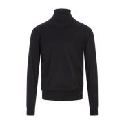 Turtlenecks Fedeli , Black , Heren