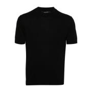 T-Shirts Tagliatore , Black , Heren