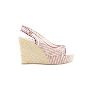 Pre-owned Fabric heels Louis Vuitton Vintage , Pink , Dames