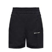 Shorts met logo Palm Angels , Black , Heren