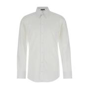 Witte Poplin Mastroiani Overhemd Dolce & Gabbana , White , Heren