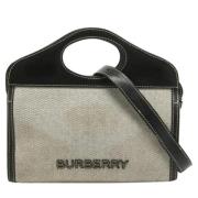Pre-owned Canvas totes Burberry Vintage , Black , Dames