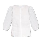 Shirt met pofmouwen Chloé , White , Dames