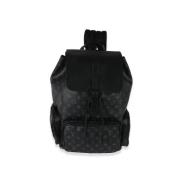 Pre-owned Canvas backpacks Louis Vuitton Vintage , Black , Dames