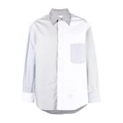Witte Overhemden Klassieke Stijl Thom Browne , Multicolor , Heren