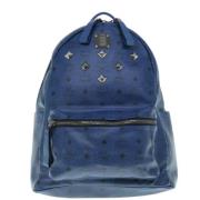 Pre-owned Canvas shoulder-bags MCM Pre-owned , Blue , Dames