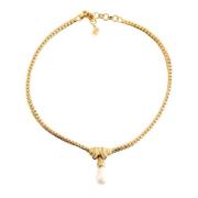 Pre-owned Yellow Gold necklaces Dior Vintage , Yellow , Dames