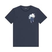 Korte Mouw T-shirt Mmks02413-Fa100144 Antony Morato , Blue , Heren