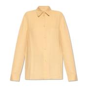 Ruimvallend shirt Jil Sander , Beige , Dames