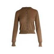 Pre-owned Wool tops Dolce & Gabbana Pre-owned , Brown , Dames
