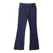 Pre-owned Cotton jeans Prada Vintage , Blue , Dames