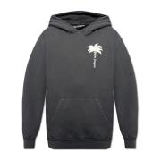 Bedrukte hoodie Palm Angels , Gray , Heren