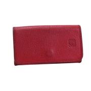 Pre-owned Leather key-holders Loewe Pre-owned , Red , Dames