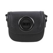 Gecoate stoffen handtas Dkny , Black , Dames