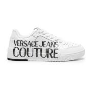 Witte Starlight Sneakers Versace Jeans Couture , White , Heren