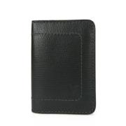 Pre-owned Leather wallets Louis Vuitton Vintage , Black , Heren