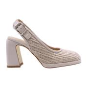 Stijlvolle Slingback Hakken Laura Bellariva , Beige , Dames