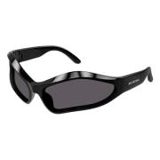 Black/Grey Sunglasses Bb0314S Balenciaga , Black , Unisex