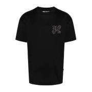 T-Shirts Palm Angels , Black , Heren