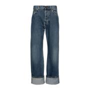 Straight Jeans Alexander McQueen , Blue , Heren