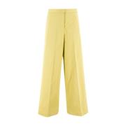 Wide Trousers Fabiana Filippi , Green , Dames