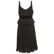 Pre-owned Velvet dresses Armani Pre-owned , Black , Dames