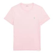 Geborduurd Katoenen T-shirt Ralph Lauren , Pink , Heren